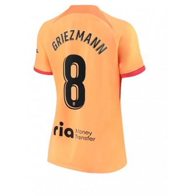 Atletico Madrid Antoine Griezmann #8 Tredjedrakt Kvinner 2022-23 Kortermet